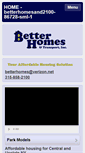 Mobile Screenshot of betterhomesandtransport.net